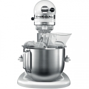 美國KitchenAid升降式廚師機5KPM5CWH凱膳怡4.8L 打奶油機攪拌機打鮮奶打蛋器白色