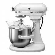 美國KitchenAid升降式廚師機5KPM5CWH凱膳怡4.8L 打奶油機攪拌機打鮮奶打蛋器白色