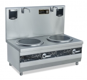 鼎龍雙頭低湯電磁爐DLB-15KW*2- C2/380V/201商用電磁爐電磁煲湯爐雙頭低湯灶 大功率電磁灶食堂煲湯爐灶