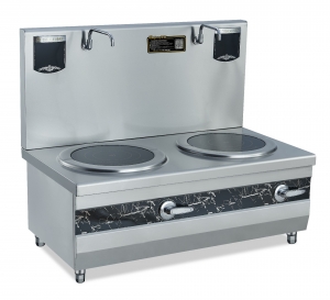 鼎龍雙頭低湯電磁爐DLB-15KW*2- C2/380V/201商用電磁爐電磁煲湯爐雙頭低湯灶 大功率電磁灶食堂煲湯爐灶