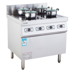 LIZE四頭煲仔電磁爐3.5kw×4 不銹鋼大功率電磁四頭煮食爐燉湯爐
